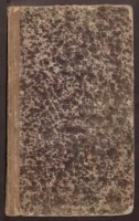 Cover of Bridgeboro Methodist Church Sunday School Attendance Book: brown and tan marbled and worn.  